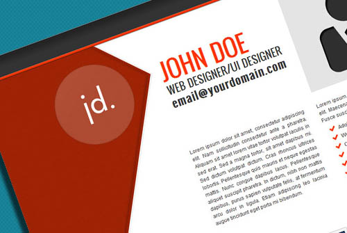 JD Portfolio Template - One Page Portfolio Website Template