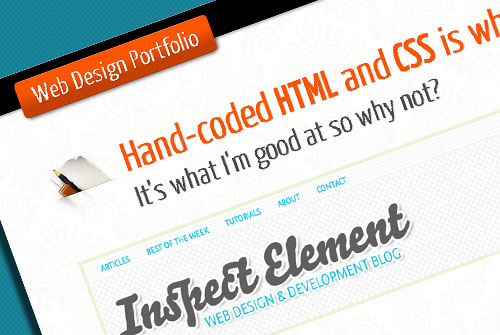 One Page Portfolio with HTML5 and CSS3