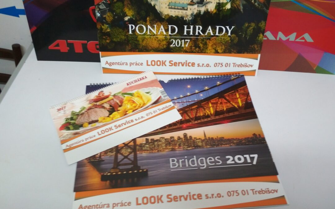 Lookservice – potlač na kalendáre