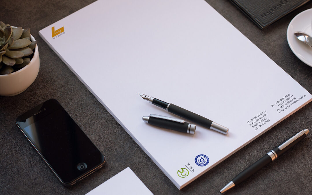 Lookservice – hlavičkový papier