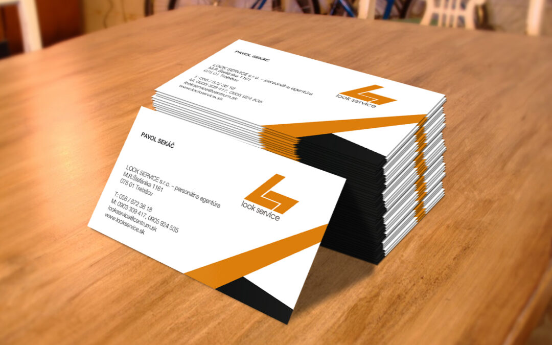 Lookservice – výroba a tlač vizitiek