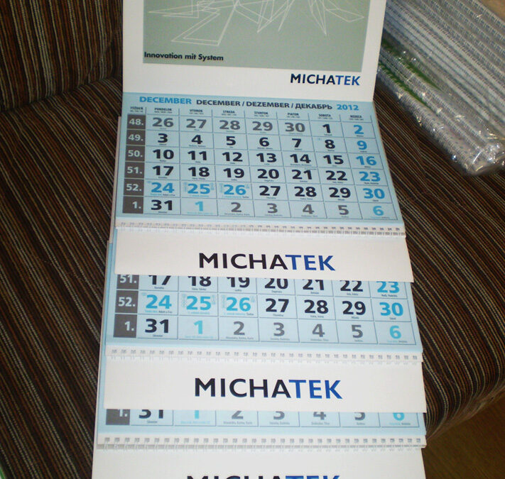 MICHATEK – potlač kalendárov 2