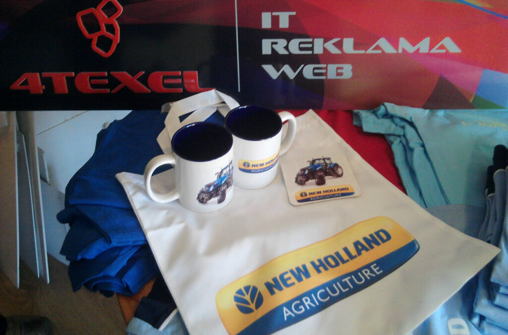 New Holland – potlač predmetov