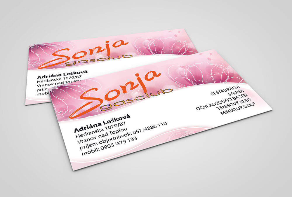 Sonja – vizitka
