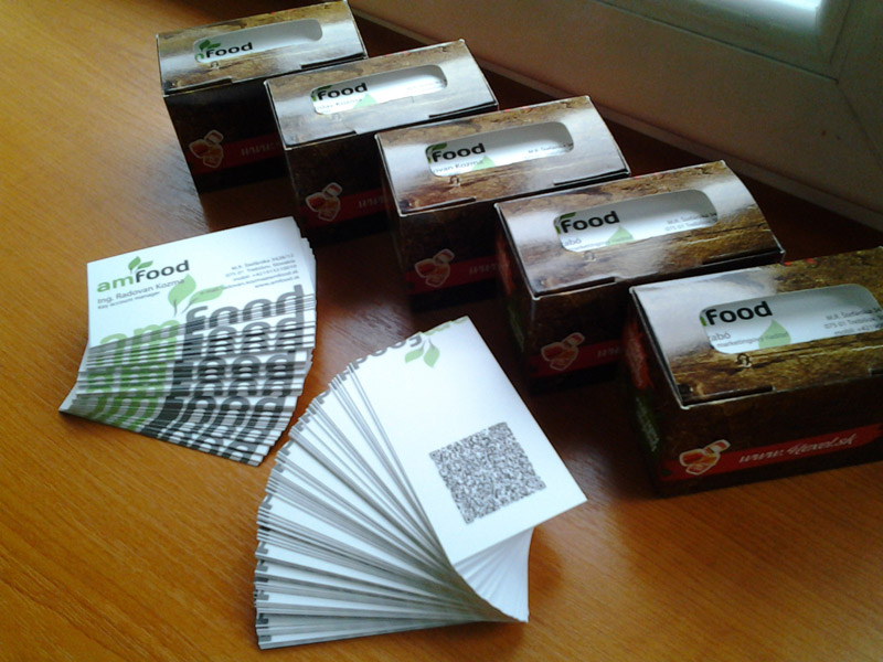 AMFOOD – vizitky