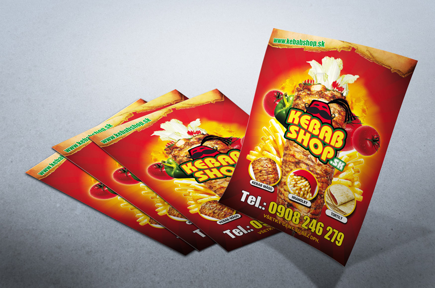 Kebabshop – leták
