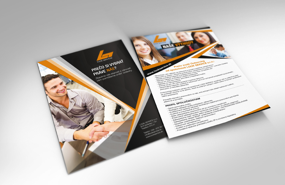 Lookservice – leták A4