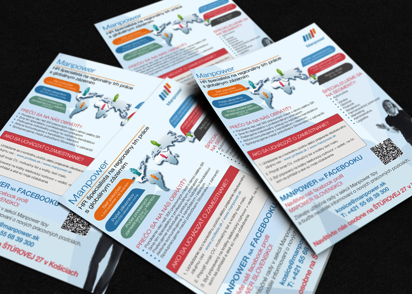 Manpower – leták A5