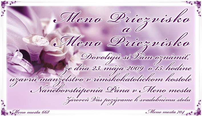 Oznámenie 6