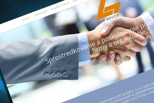 Vytvorenie web stránky pre Lookservice